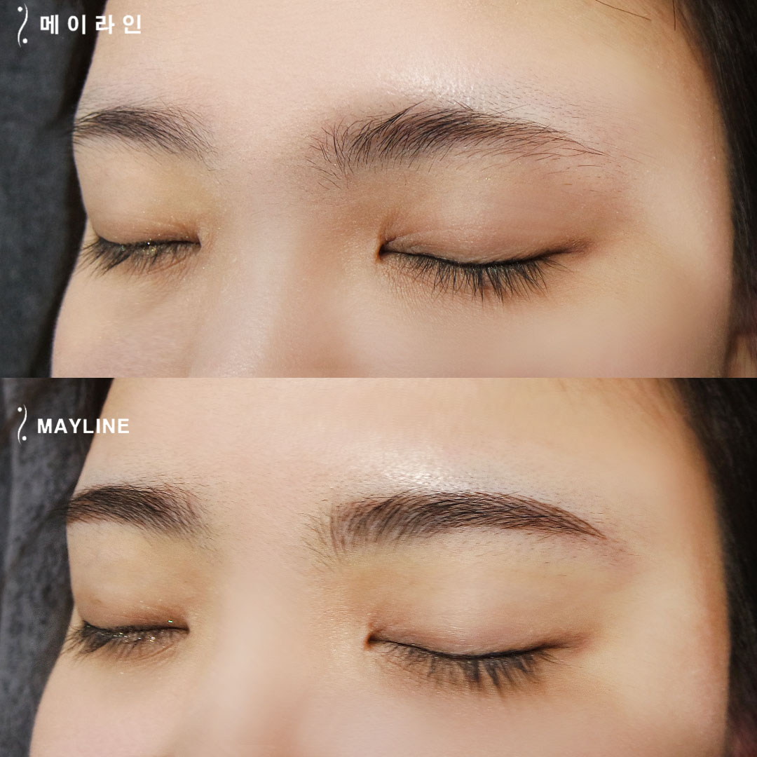  以自然纹眉显得整齐的眉毛模样