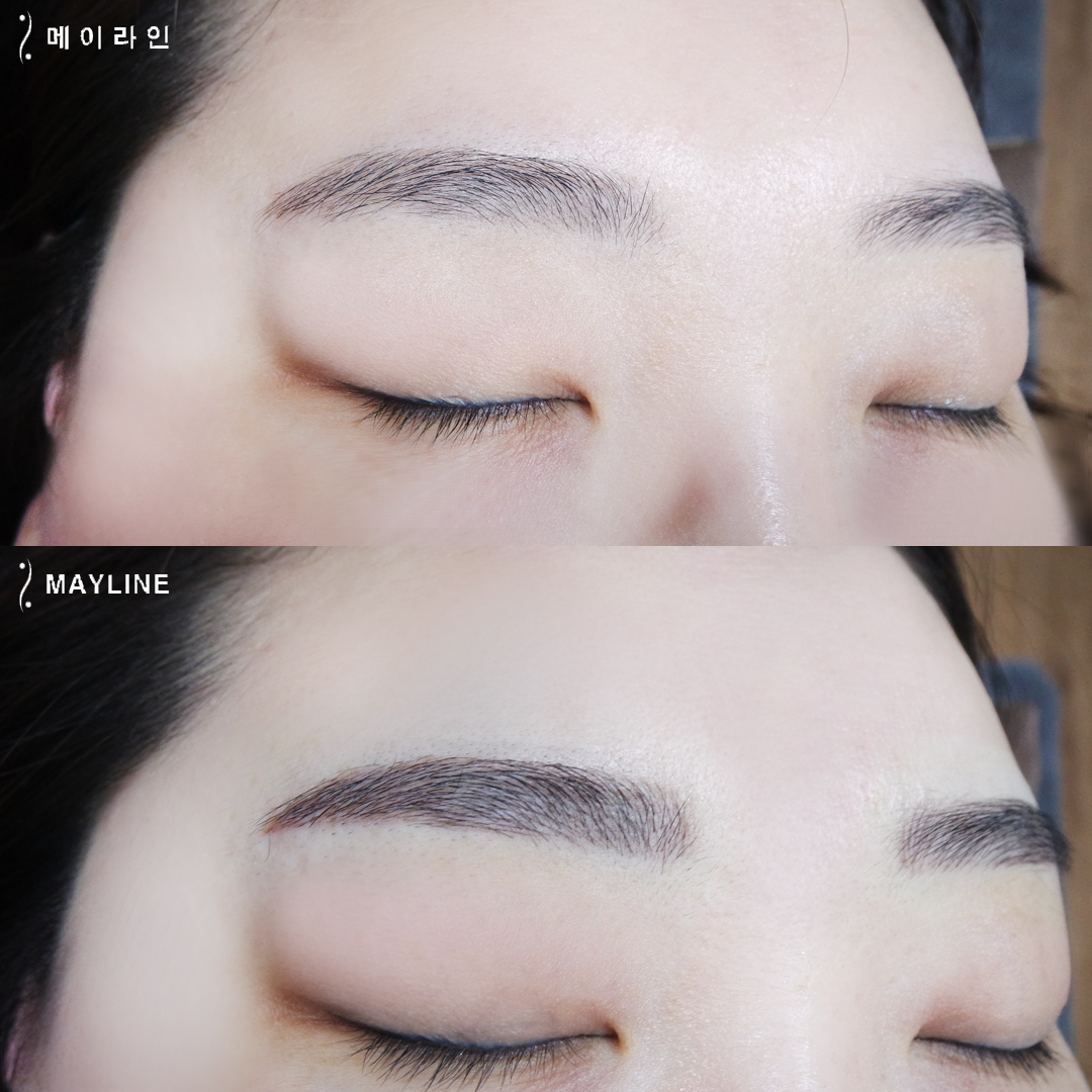  以自然纹眉显得整齐的眉毛模样
