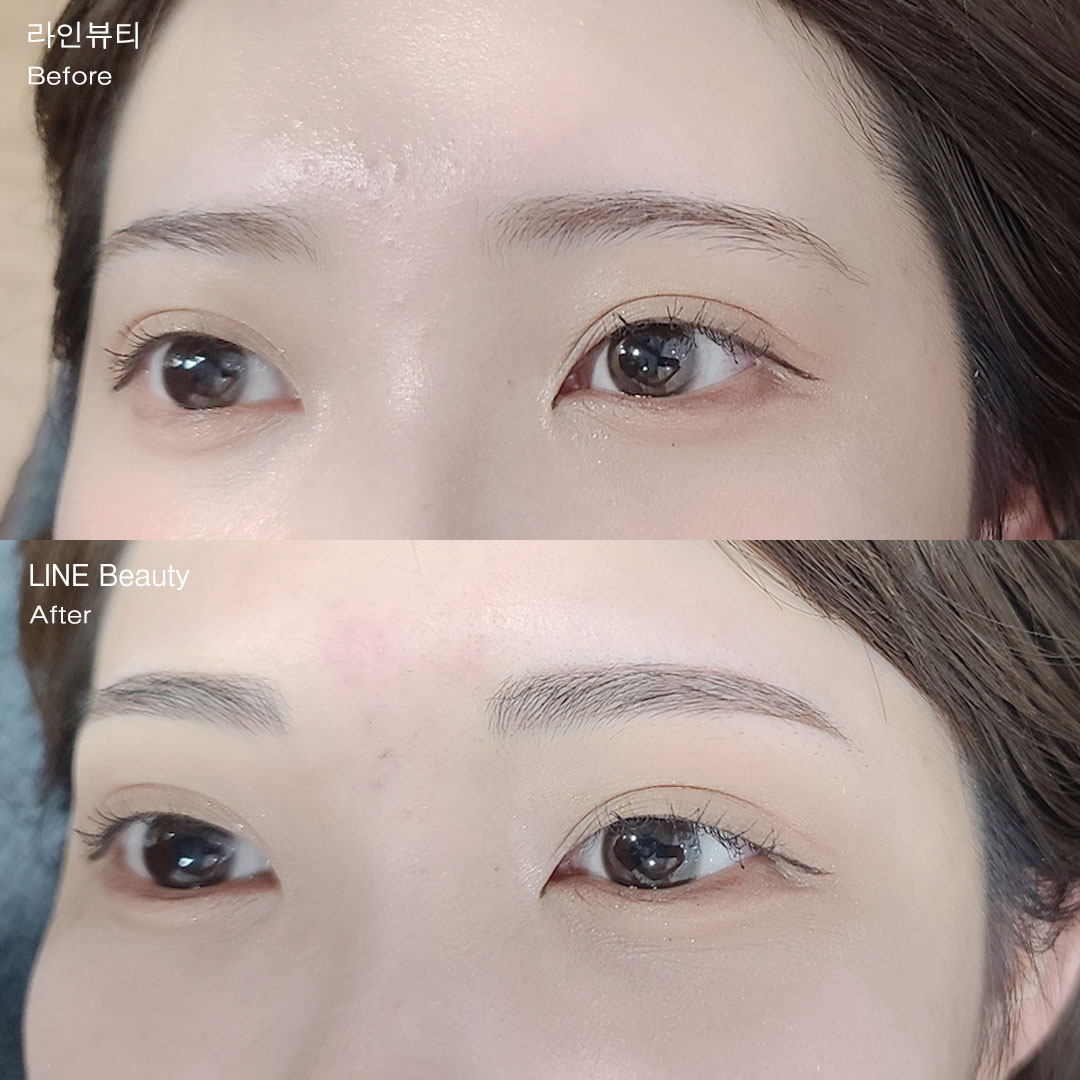 眉毛の形が細くて自眉が少ない方にお勧めする4Dカバーコンボ眉毛